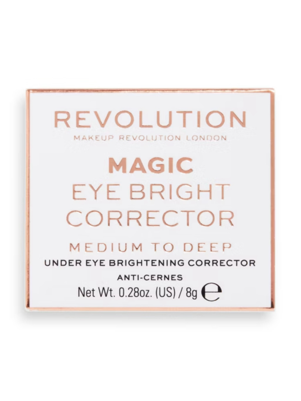 MAKEUP REVOLUTION MAGIC EYE BRIGHT CORRECTOR MEDIUM TO DEEP - PACK OF 2